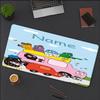 Custom Name Barbapapa Theme Mouse Pad Non Slip Rubber Base Multifunctional Office Home Decor Perfect For Workspace Personalization