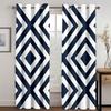 Черно-золотые абстрактные геометрические линии роскошные оконные шторы жалюзи для гостиной детской спальни ванной кухни двери домашнего декора