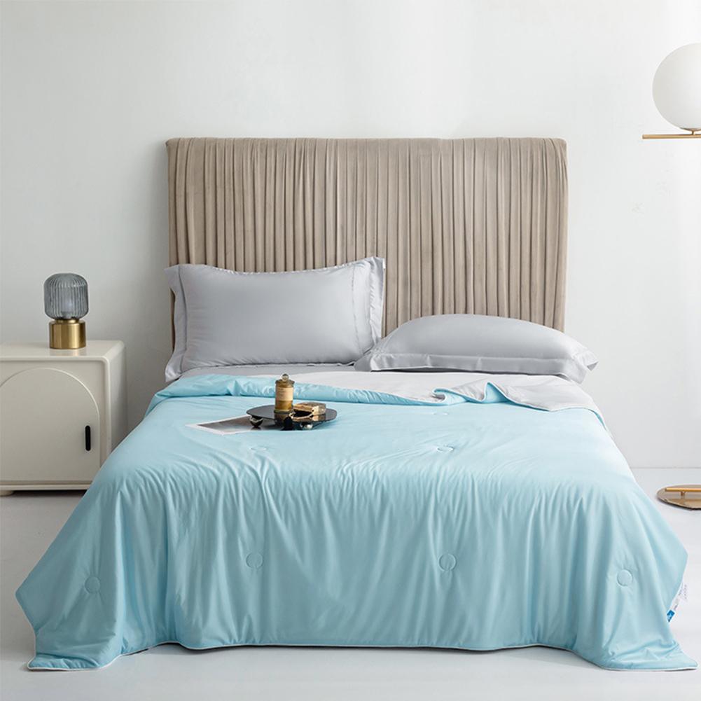 Охлаждающее одеяло однотонное кондиционерное одеяло дышащее двустороннее диванное прохладное одеяло высокое качество летнее ледяное одеяло