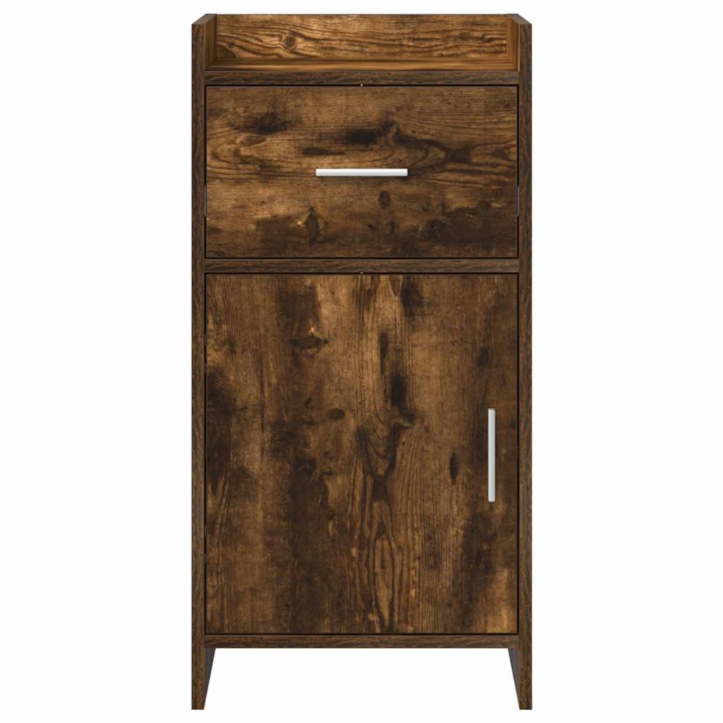 Sideboard Smoked Oak 40 x 36 x 80 cm Engineered Wood