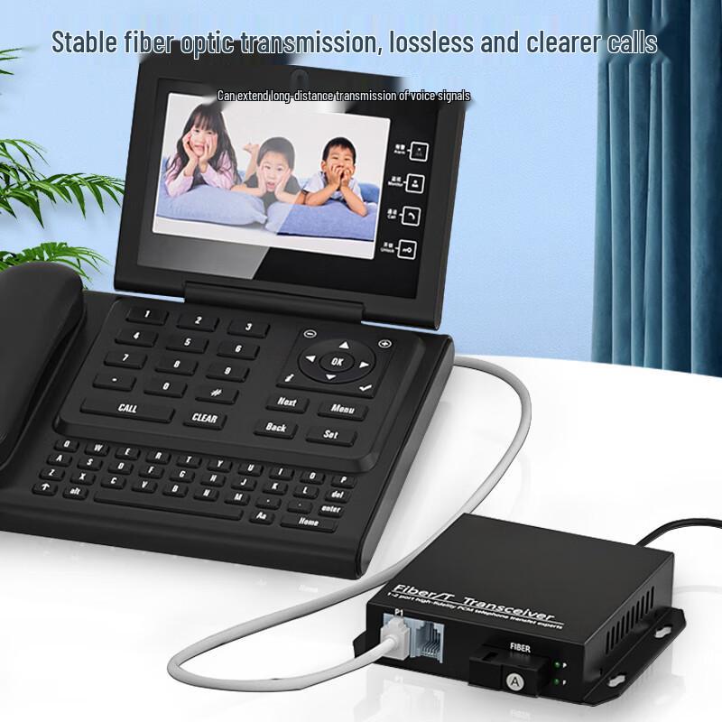 RONGSTO 2-Channel PCM Voice Telephone Optical Transceiver