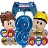 Шарики Roblox Шарики в стиле Roblox для мальчика Мультяшные Двусторонние Фигурные Украшения для Дня Рождения украшение с днем рождения