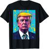 Футболка с поп-арт портретом Дональда Трампа