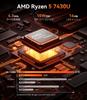 Мини-ПК ACEMAGIC AMD Ryzen 5 7430u Мини-ПК Высокоскоростной WiFi6 Мини-компьютер Windows11 Pro Полнофункциональный 4K3 Выход на экран Тихий Высокоскоростной отвод тепла