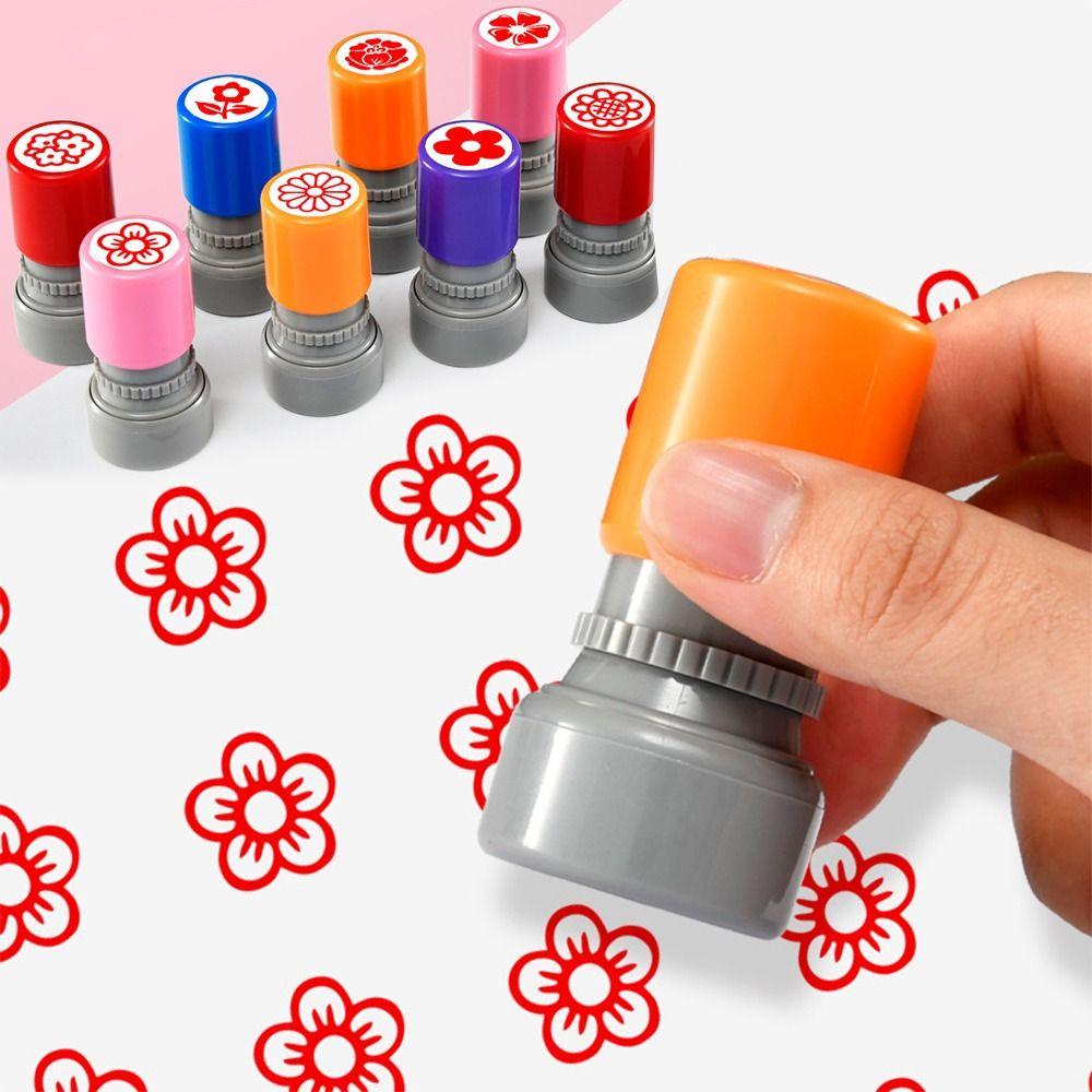 DIY Drawing Toy Star Grading Stamp Self Inking Teacher Review Stamp Primary School