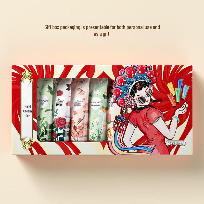 JINNIYA Цветочный и фруктовый крем для рук подарочный набор