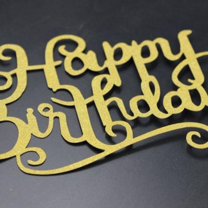 Happy Birthday Candle Party Cake Topper Supplies Decoration