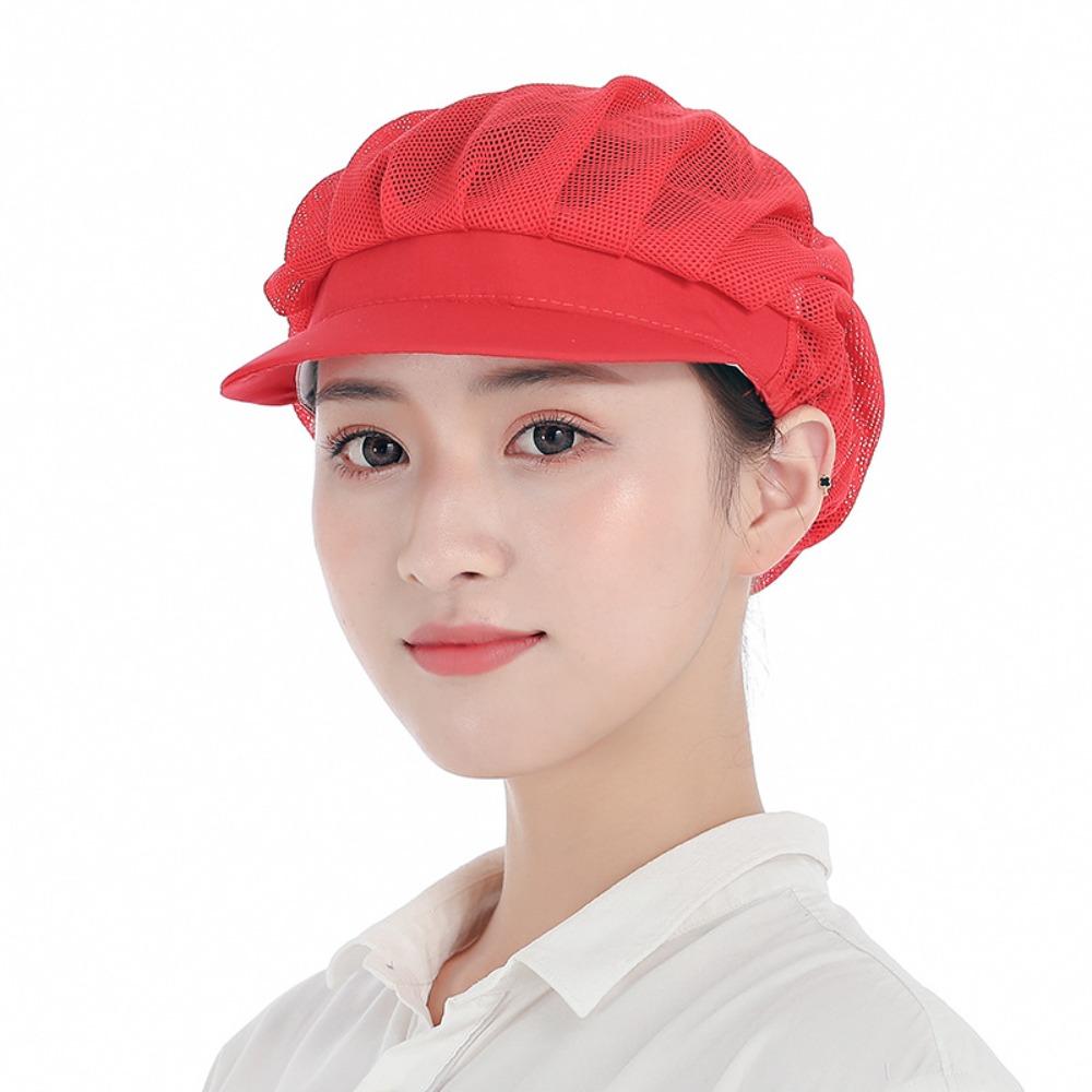 Oil-Resistant Chef Hat Hygienic Design Cooking Cap Smoke-proof Dust Cap Professional Cooking