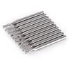 10pcs 1 8   Shank Tungsten Carbide End Mill CNC Engraving Tools Single Flute Spiral Bit