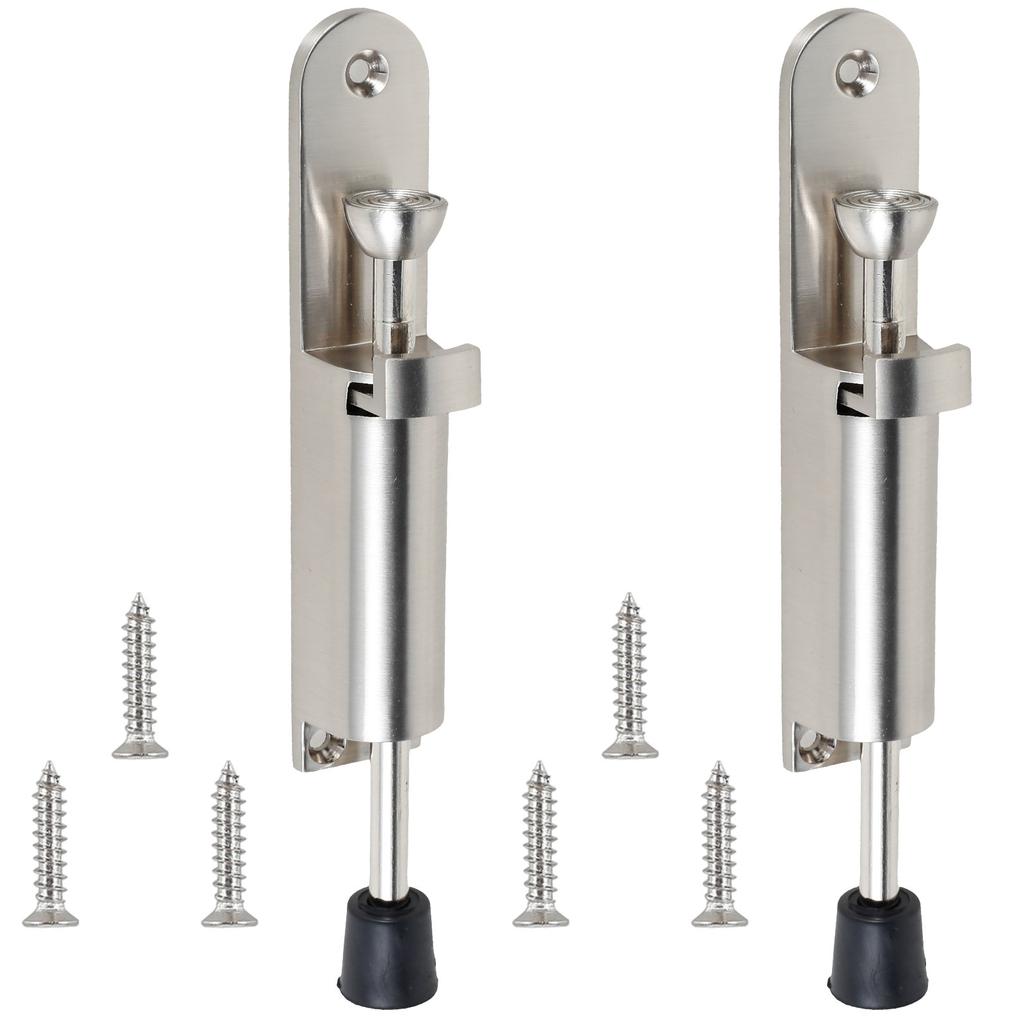 Пружинный дверной стопор, ножной стопор, телескопическая педаль из цинкового сплава, прочный держатель дверного замка, прочный защитный настенный щиток