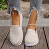 Large Size Fly-woven One-pedal Low-top Single Shoes Women's Breathable Feet Light Lazy Board Shoes Wish