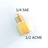 4PCS R134A Brass Refrigerant Tank Adapter To R12 Fitting AdapterValve Core Vacuum Pump Adapter Air Conditioning Tools