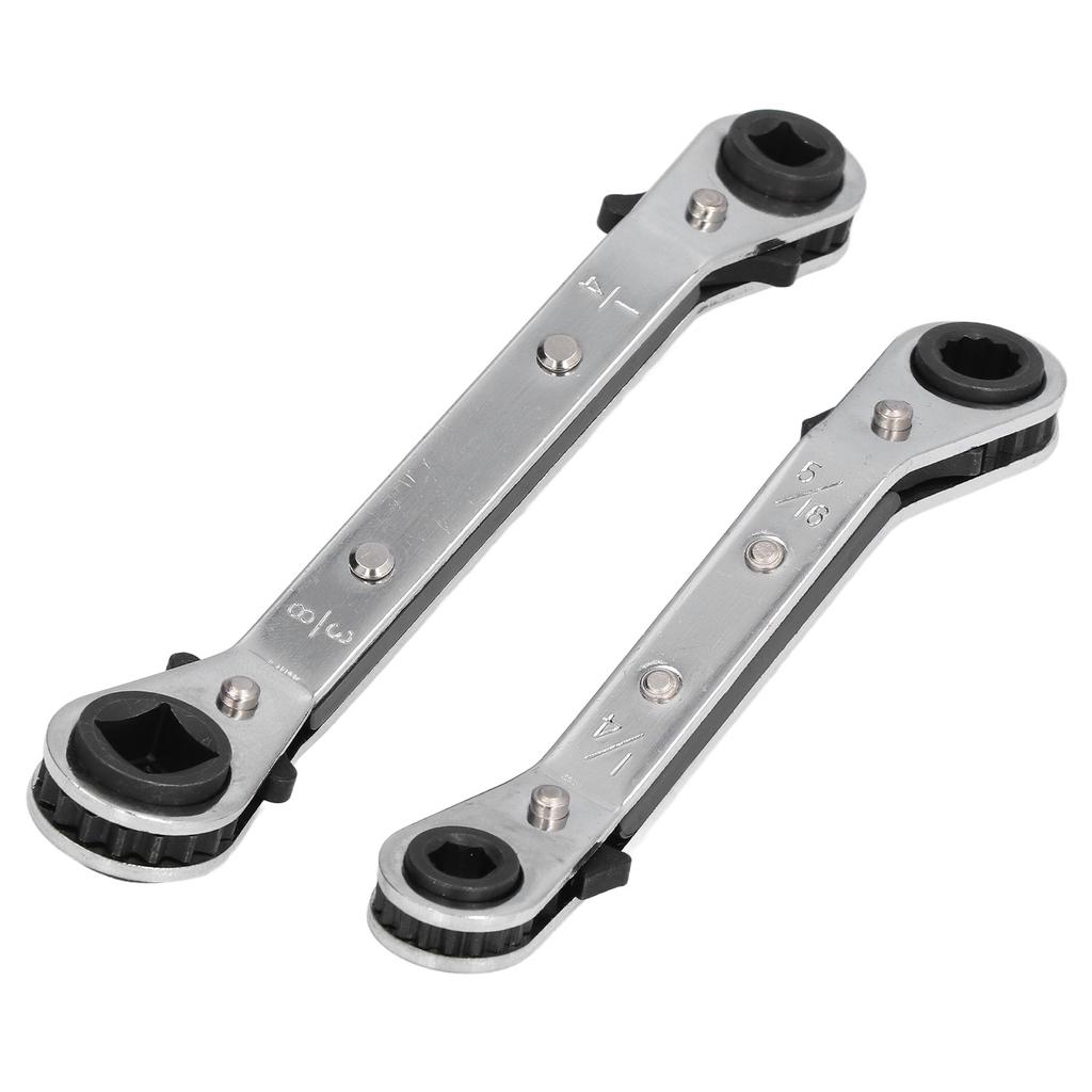 CT122 Refrigerator Ratchet Wrench 1/4 3/16 5/16 3/8 Stainless Steel Wrench Air Conditioner Repair