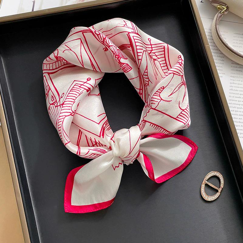 New 100% Natural Real Silk Scarf Women Bandana Square Scarves Wrap Kerchief Mulberry Fashion Luxury High Quality Hijab For Lady