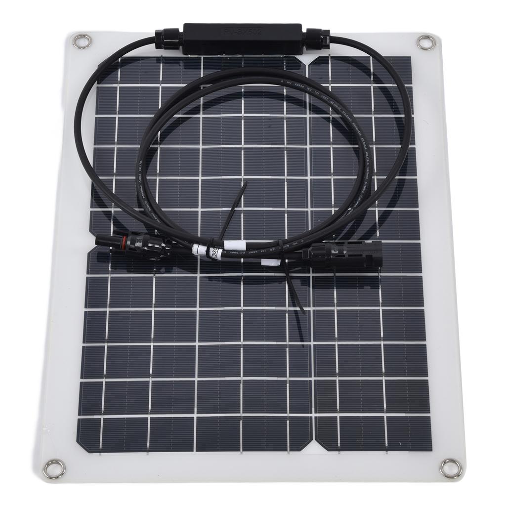 Solar Panel High Conversion Efficiency 15W 40A Low Light Efficiency Light High Stability Battery