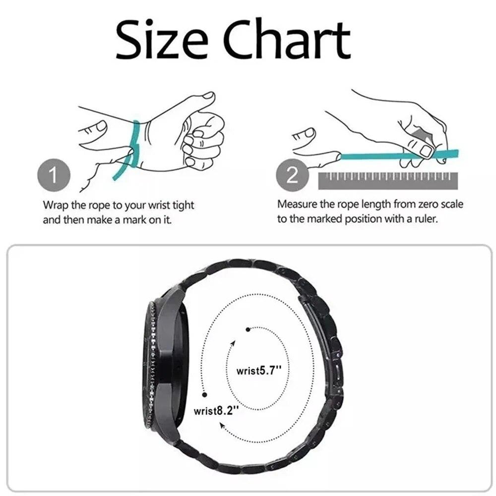 Ремешок из нержавеющей стали шириной 14 мм для женских умных часов Garmin Lily 2