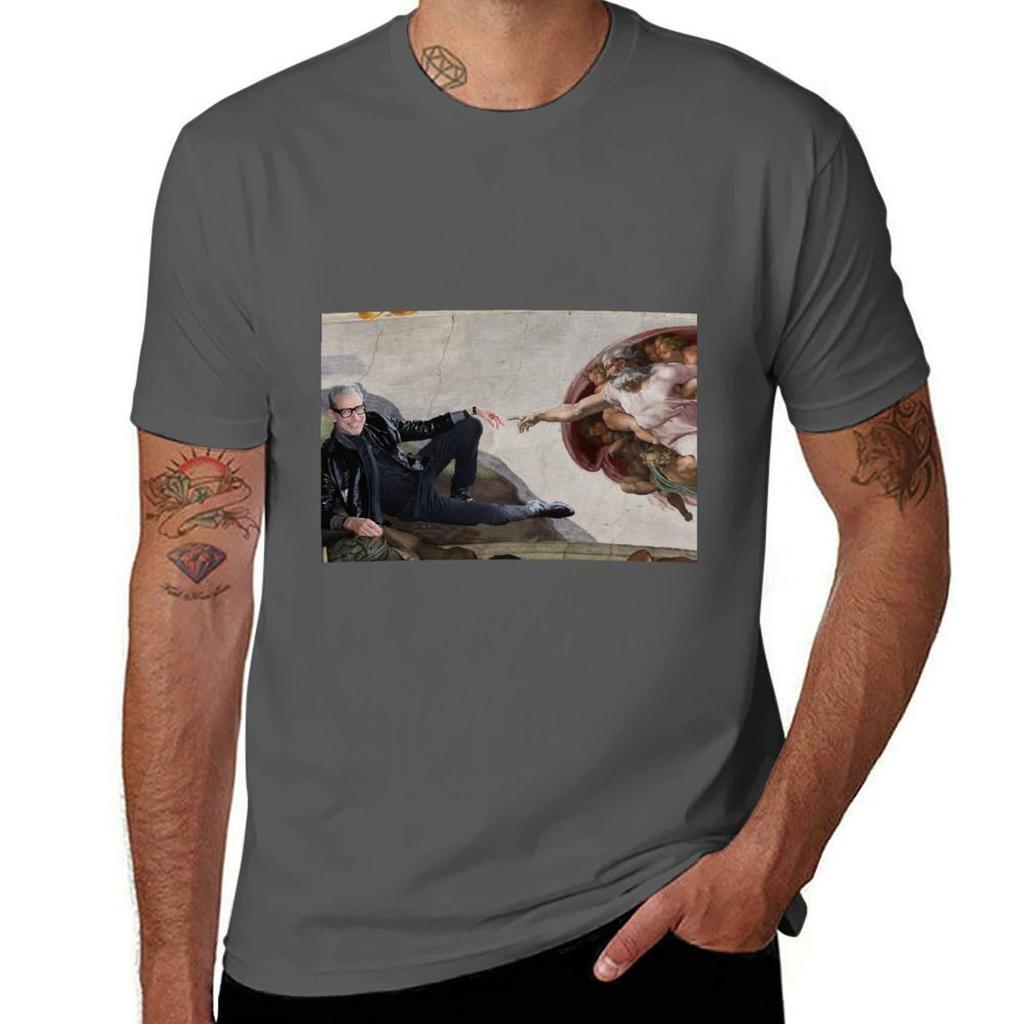 Creation Of Jeff Tshirt Basic Solid Color Short Sleeve Tshirt