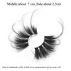 Handmade Dramatic Fluffies Super Long Lash Extension False Eyelashes 100% 3D Mink Hair 70mm Lashes