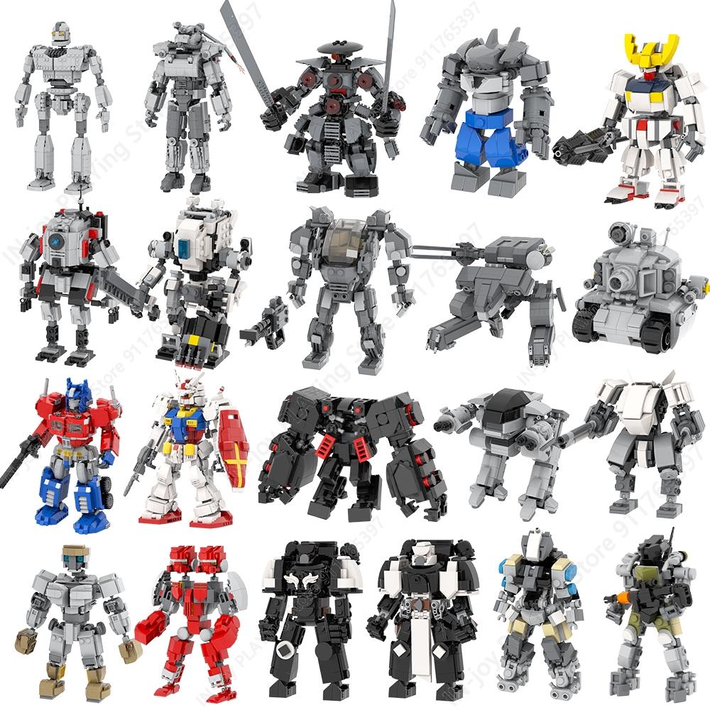MOOXI Модель Робота Меха Танка из Фильма и Игры MOC Кирпичи Творческий DIY Сборные Строительные Блоки Совместимые с Игрушками из Коллекции Фигурок