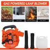 Gas Powered Leaf Blower 2 Stroke Engine 25.4CC 275.45CFM Air Volume 0.65L Oil Tank Handheld Blower Powerful Wind Snow