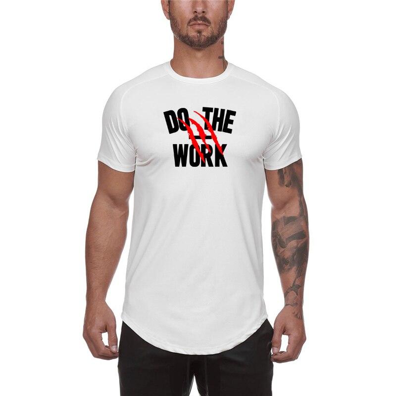 Мужская свободная повседневная дышащая футболка Muscleguys для бега с круглым вырезом, удобная мягкая и гладкая футболка с короткими рукавами