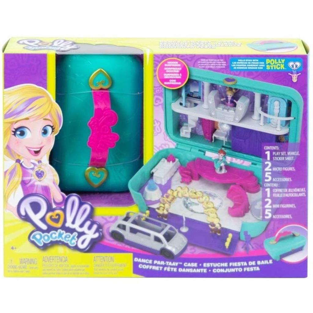 Polly Pocket FRY41 Hidden Places Dance Case Playset (1-Pack) - Par-taay