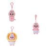 Cute Pink Underpants Bunny Plush Toy Adorable Cartoon Animal Keychain Gift