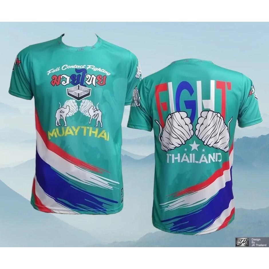 Muay Thai T-Shirt Kick Boxing 3D Print UV Protect Vintage Training Quick Dry Men Women Unisex Short Sleeve Round Neck MMA Mix Martial Art