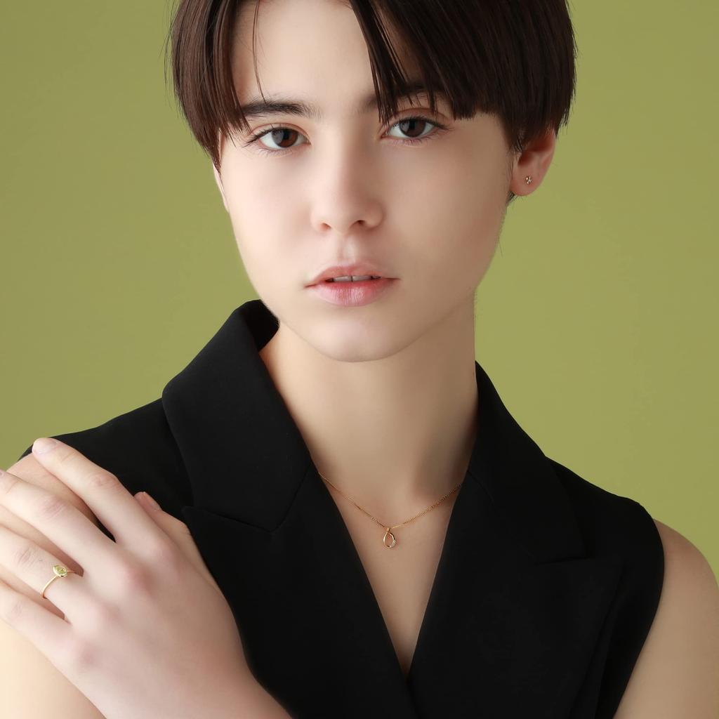 Ожерелье с каплевидным бриллиантом Популярное золото K18 Серебро 925 Сделано в Японии Подарочная коробка включена Подарок Свадебный аксессуар Джон Люк [JOHNLUKE] Женский