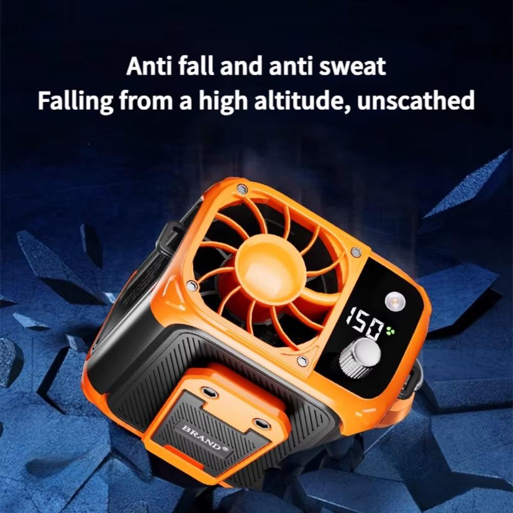 150 Gear Outdoor Camping Fan Portable Cooling Tools Waist-mounted Fan Construction Site