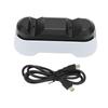 For PS5 Controller Charging Station Controller Dual Charging Dock for PS5 with LED Indicator White