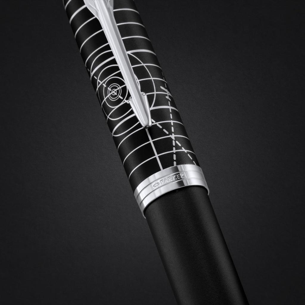 Parker IM Legacy of Flight Special Edition Fountain Pen, Fine Nib, Matte Black, Gift Box