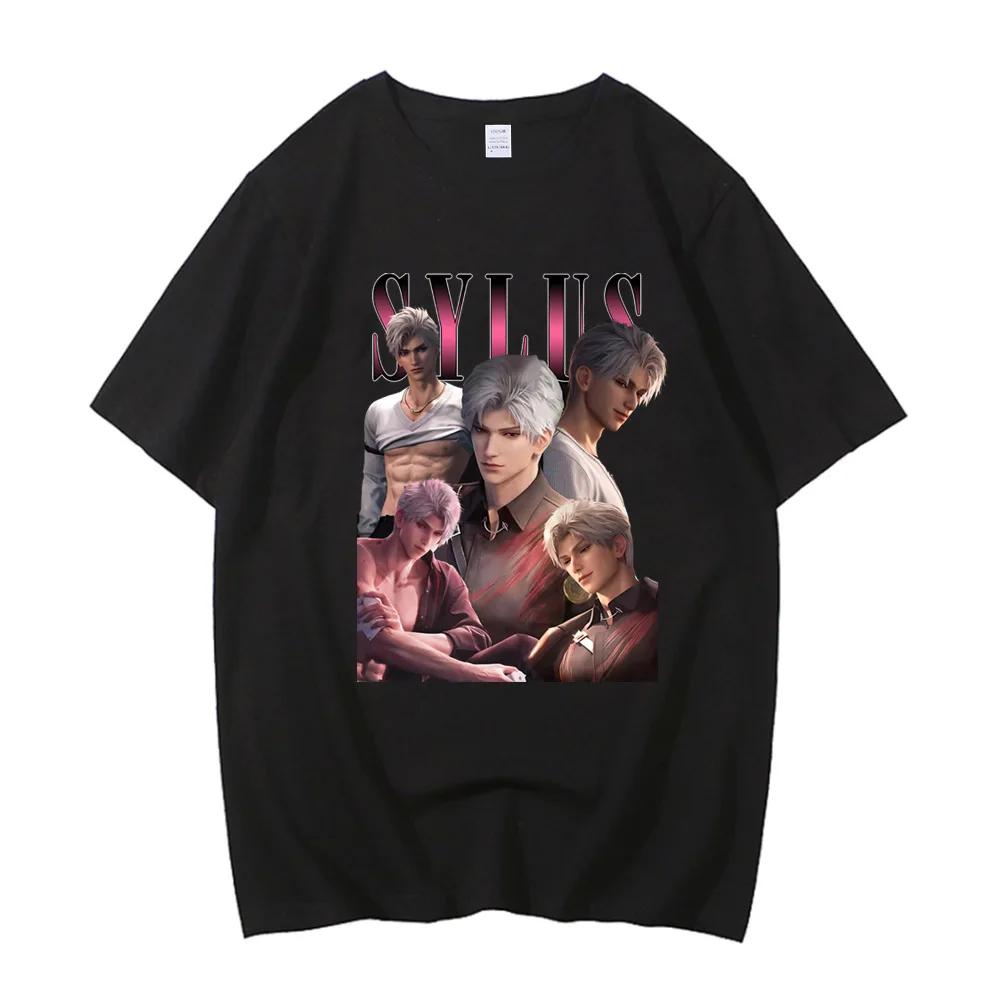 Футболка Girl Dinner Zayne Love and Deepspace, милая футболка с коротким рукавом, идея подарка, женская одежда