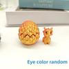 3D Printed Dragon Egg with Baby Dragon Inside - Mini Decorative Figurine for Home & Desktop Ornament, Kids Birthday Gift