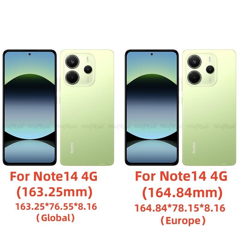 Для Redmi Note 14 4G чехол Xiaomi Redmi Note 14 4G Capas цветной прозрачный прозрачный телефон бампер задняя крышка Fundas Redmi Note 14 4G