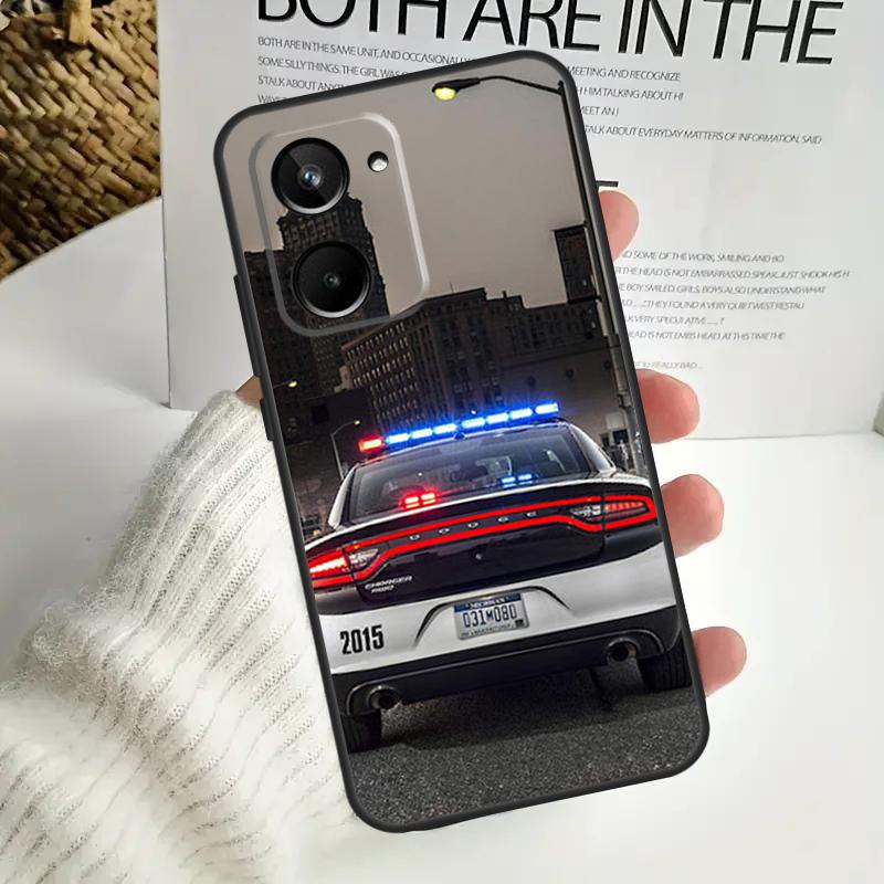 Чехол Police Car Для Realme 15 Pro 10 11 12 13 14 Pro Plus C67 C65 C63 C61 C55 C53 C51 C35 C71 C75 GT7