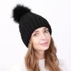 Женская плюшевая утолщенная шерстяная шапка, осенне-зимняя уличная морозостойкая теплая вязаная шапка