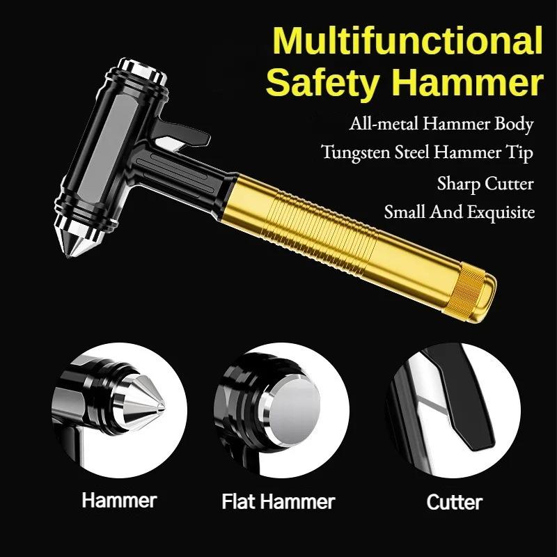Car Safety Hammer Car Window Breaker Emergency Hammer Seat Belt Cutter Suitable for Car Rescue Escape Rescue Safety Hammer