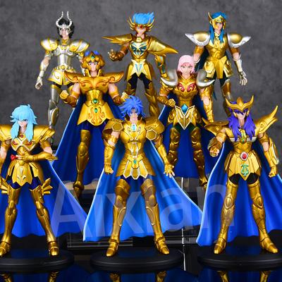 Aixlan 8 шт. Фигурка Saint Seiya Канон Хёга 18 см Золотой Святой ПВХ Фигурка Аниме Игрушка Подарок на День Рождения Коллекционная Фигурка