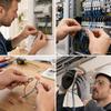 Lever Wire Connectors Quick Wiring Terminal Block Transparent Housing Electrical Cable Connector for Circuit Repair Connection