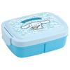 Kids' Dome-Shaped Lunch Box with Integrated Divider, 840ml, Cinnamoroll, Ushirou and Shiro, Sanrio, Made In Japan, P8467534