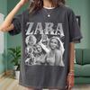 Футболка в стиле Zara Larsson, Футболка для фаната поп-музыки, Графическая футболка в ретро-эстетике, Свободный топ для мужчин и женщин на лето
