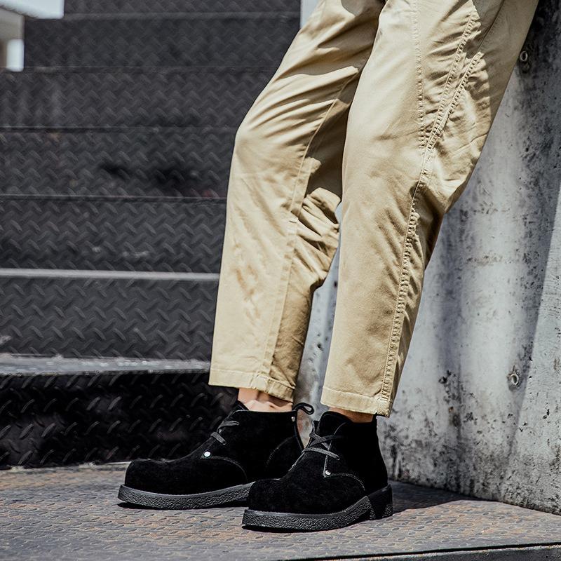 Ботинки Мартина мужские осенне-зимние новые ботинки на высокой подошве, мужские ретро трендовые универсальные уличные рабочие ботинки