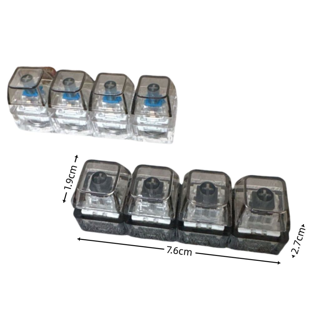 Снятие стресса Непоседа Кликер Игрушка Светодиодная Клавиатура Декомпрессионный Брелок Новый Брелок Для Взрослых