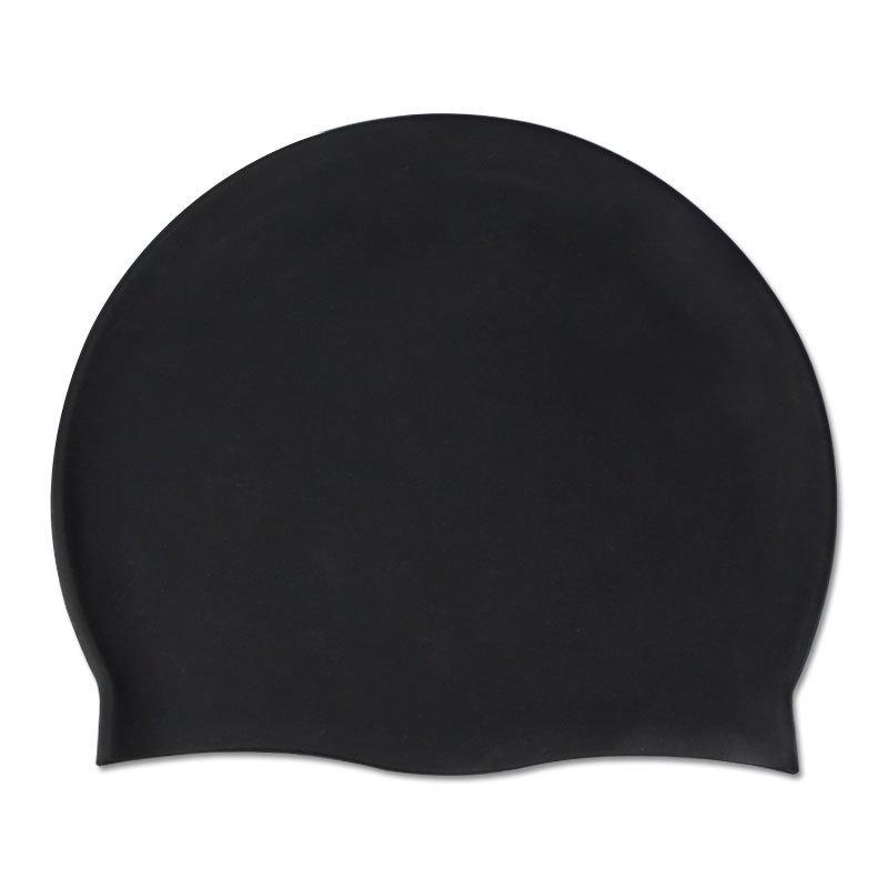 OEM Logo Non-Slip Swimming Pool Cap Hat Adults & Kids Elastic Swimming Caps Silicone Swimming Cap