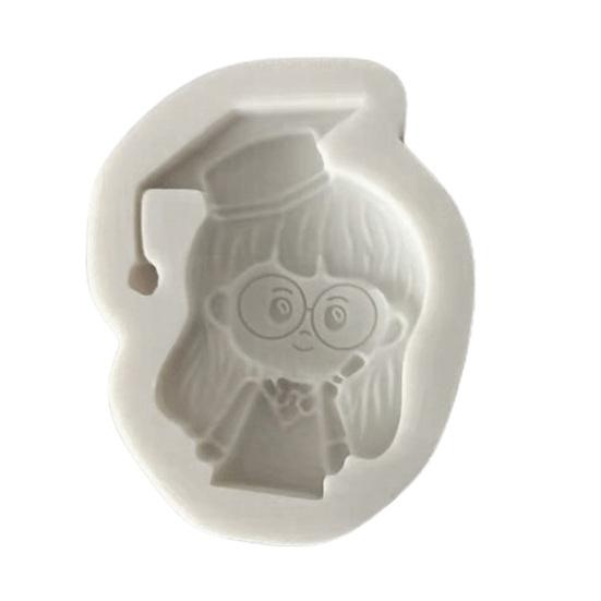 Силиконовая форма для мастики Студент DIY Силиконовый узор Форма для конфет на выпускной Вечеринка