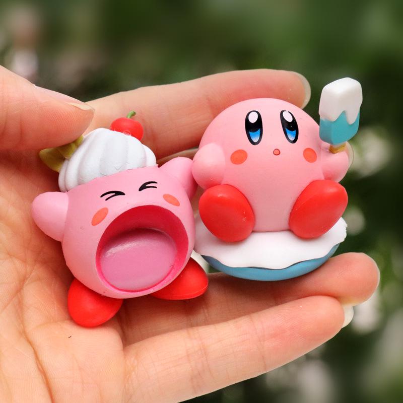 Фигурка Кирби из аниме и игры, украшение для торта, орнамент, коллекция.