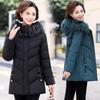 Women's Parkas Long Coat Hooded Jackets Overcoat Thick Warm Cotton Padded Coat Puffer Parka