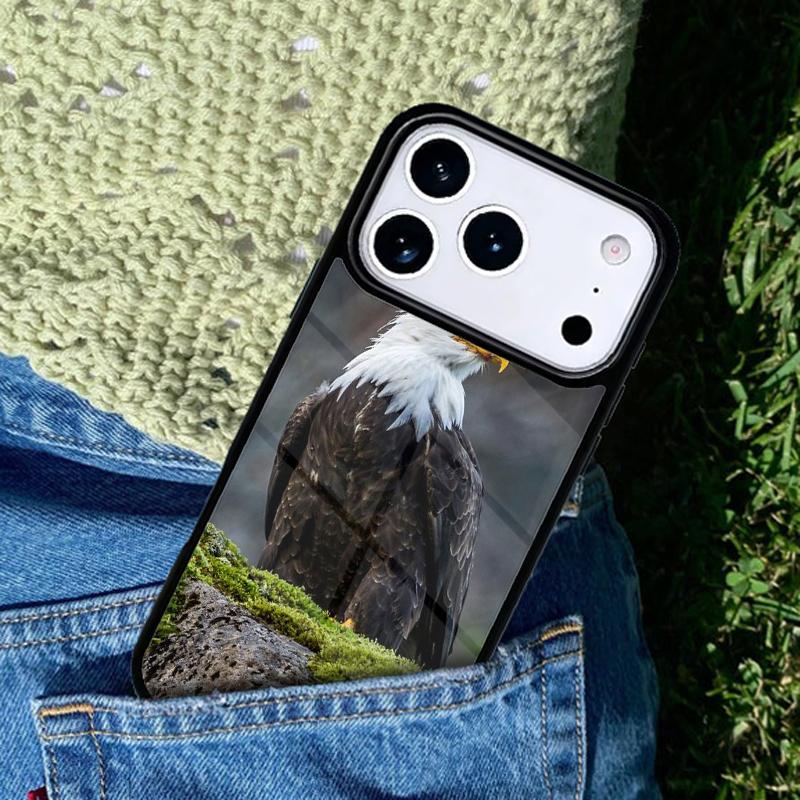 Чехол для телефона 'Золотой орел в полете' Совместим с для IPhone 17air 16e 15 14 13 12 11Pro Max 17 Air