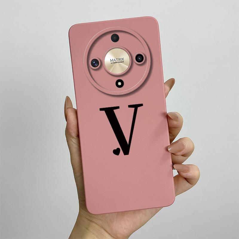 For Honor Magic5 Lite Case Magic 6 Lite Cute Couple Letters Cover Soft TPU Phone Case For Honor Magic6 Lite Magic 5 Lite Bumper
